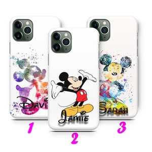 IL TUO NOME MiCKEY 3 iPhone 11 12 13 14 15 16 Pro / Max / Mini / Plus Custodia Cover Personalizzata Personalizzabile Personalizzabile Personale Personalizzato