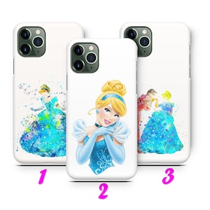 Custodia Cover per iPhone 11 12 13 14 15 16 Pro / Max / Mini / Plus CINDERELLA 2 ispirata a Disney Princess Midnight Pumpkin Mice Bellissimo Abito