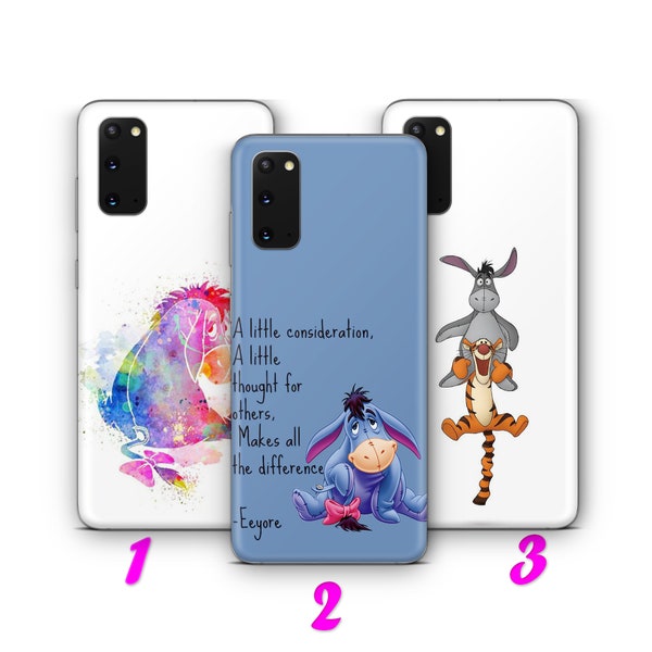 EEYORE 2 Phone Case Cover For Samsung Galaxy S10 S20 S21 S22 S23 FE S24 Plus Ultra Disney Cartoon Sad Donkey I-aah Winnie the Pooh Easel