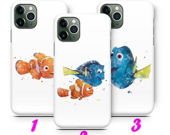 FiNDING NeMO DoRY 3 iPhone 11 12 13 14 15 16 17 Pro Max Mini Plus Air Case Cover inspired Disney Cartoon Clownfish Sea Ocean Turtles Shark