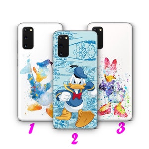 DONALD DUCK 6 Phone Case Cover For MANY VARiOUS Samsung Galaxy Models inspired Disney Cartoon Daisy Duck Mickey Mouse Couple Love Cute