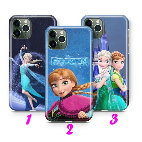 FROZEN 2 iPhone 11 12 13 14 15 Pro / Max / Mini / Plus Case Cover inspired Disney Cartoon Anna Elsa Olaf Kristoff Sven Winter Snow Love