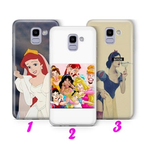 Disney Princess 1 Phone Case Cover For Samsung A3 A5 A6 A7 A8 J3 J5 J6 J7 Models Lady Tattoo Tattooed Beautiful Designs Naughty Girl Ink