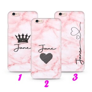 MARMEREN INITIALEN 7 iPhone 4 5 SE 1 2 3 Gen 6 7 8 X s Max plus XR Thin Case Cover aanpasbaar aanpasbaar persoonlijk gepersonaliseerde naambrieven