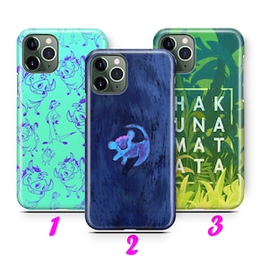 LiON KiNG 8 iPhone 11 12 13 14 15 16 Pro / Max / Mini / Plus Case Cover inspired Disney Cartoon Simba Timon Pumba Hakuna Matata Scar Zazoo