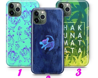 LiON KiNG 8 iPhone 11 12 13 14 15 16 17 Pro Max Mini Plus Air Case Cover inspired Disney Cartoon Simba Timon Pumba Hakuna Matata Scar Zazoo