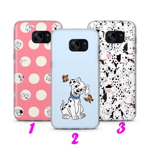101 Dalmatyńczyków 1 Etui na Telefon Samsung Galaxy S5 S6 S7 S8 S9 Edge Plus LTE NEO Modele Disney Cartoon Spots Dogs Paws Cruella De Vil