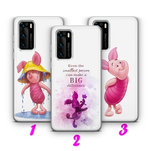 Funda PiGLET 1 para HUAWEI P9 P10 P20 P30 P40 Lite Pro Plus LG G5 G6 inspirada en el cerdito de dibujos animados de Disney de Winnie the Pooh Christopher Robin