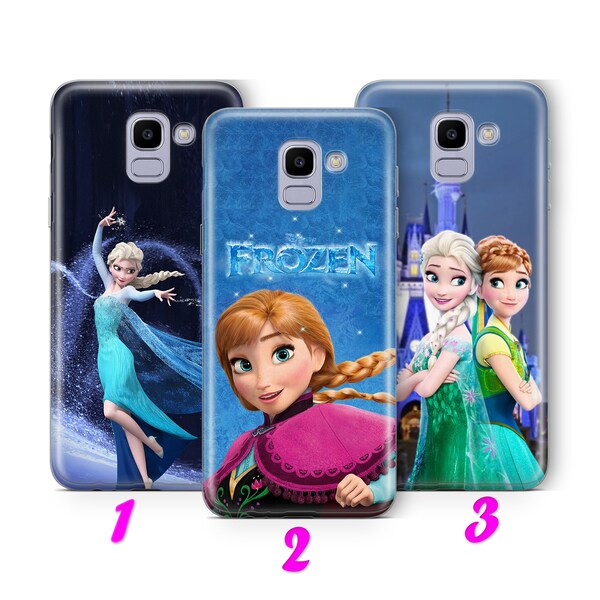 FROZEN 2 Phone Case Cover For Samsung A3 A5 A6 A7 A8 J3 J5 J6 J7 Models inspired Disney Cartoon Anna Elsa Olaf Kristof Sven Winter Snow Love