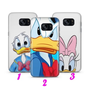 Custodia per telefono DONALD DUCK 5 per Samsung Galaxy S5 S6 S7 S8 S9 Edge Plus LTE NeO Models ispirata al cartone animato Disney Daisy Duck Topolino