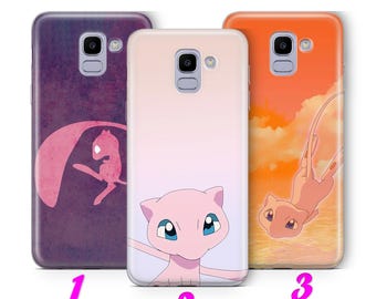Mew 3 Phone Case Cover For Samsung Galaxy A3 A5 A6 A7 A8 J3 J5 J6 J7 Models Cartoon Character Hero From Ball Fight Figure Hero