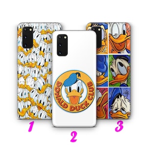 DONALD DUCK 3 Phone Case Cover For MANY VARiOUS Samsung Galaxy Models inspired Disney Cartoon Daisy Duck Mickey Mouse Couple Love Cute