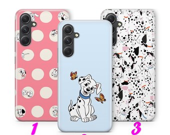 101 Dalmatiner 1 Telefon Fall Abdeckung für Samsung A14 A15 A16 A17 A25 A26 A34 A35 A36 A37 A54 A55 A56 A57 A72 A73 + weitere Modelle Disney Cartoon