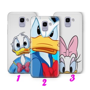 DONALD DUCK 5 Custodia per telefono Samsung A3 A5 A6 A7 A8 J3 J5 J6 J7 Modelli ispirati Disney Cartoon Daisy Duck Topolino Coppia Carino