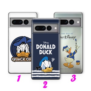 Custodia per telefono DONALD DUCK 8 per Google Pixel 6 6A 7 7A 8 8A 9 9A Pro XL ispirata al cartone animato Disney Paperina Topolino Coppia Amore Carino