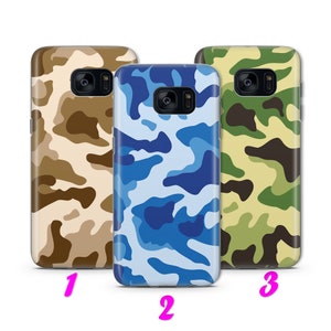 Funda de teléfono CAMUFLAJE 5 para Samsung Galaxy S5 S6 S7 S8 S9 Edge Plus LTE NEO, modelos camuflaje militar, colorido, multi sigilo
