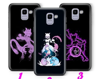 Mew 4 Phone Case Cover For Samsung Galaxy A3 A5 A6 A7 A8 J3 J5 J6 J7 Models Cartoon Character Hero From Ball Fight Figure Hero