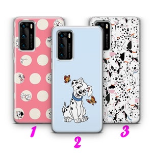 101 DALMATYŃCZYKÓW 1 HUAWEI P9 P10 P20 P30 P40 Lite Pro Plus LG G5 G6 Etui inspirowane Disney Cartoon Spots Dogs Paws Cruella De Vil