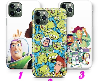 TOY STORY 1 iPhone 11 12 13 14 15 16 17 Pro Max Mini Plus Air Case Cover inspired by Disney Cartoon Sheriff Woody Buzz Lightyear Piggy Bank