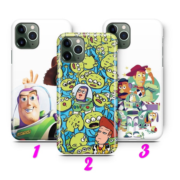 TOY STORY 1 iPhone 11 12 13 14 15 Pro / Max / Mini / Plus Case Cover inspired by Disney Cartoon Sheriff Woody Buzz Lightyear Piggy Bank