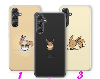 Eevee 1 Phone Case Cover For Samsung A14 A15 A16 A17 A25 A26 A34 A35 A36 A37 A54 A55 A56 A57 A72 A73 + More Models Character