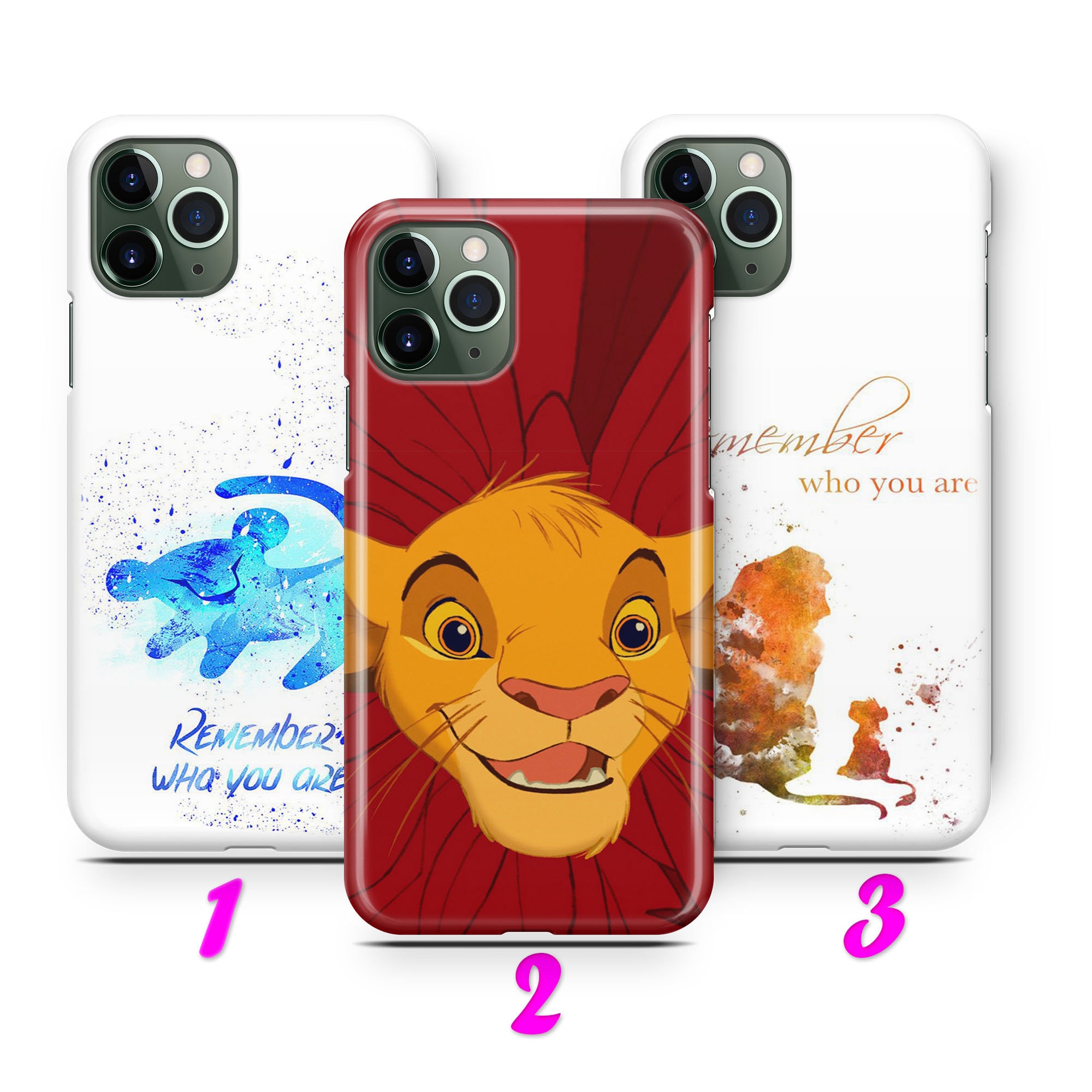 Coque pour iPhone 13 Pro Max Officielle de Disney Simba et Nala Silhouette  - Le Roi Lion