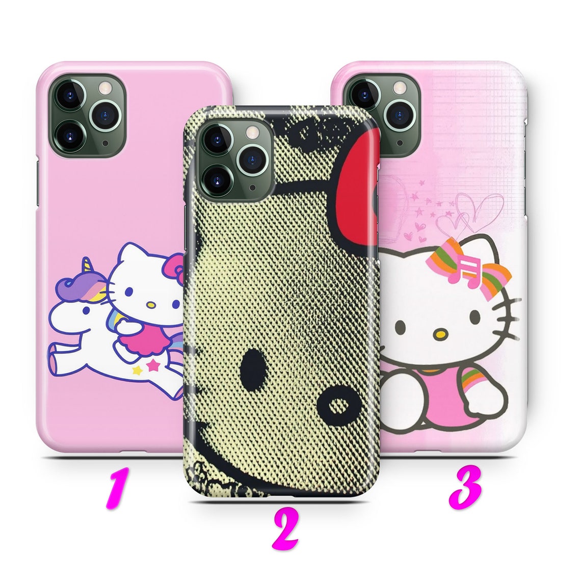 HELLO KiTTY 2 iPhone 11 / 12 / Pro / Max / Mini Thin Case Etsy