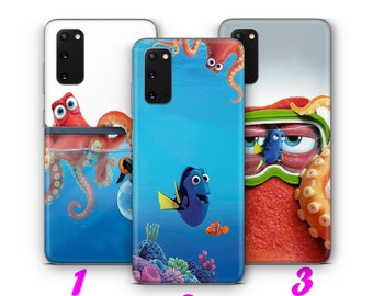 FiNDING NeMO DoRY 2 Phone Case Cover For MANY VARiOUS Samsung Galaxy Models inspired Disney Cartoon Clownfish Sea Ocean Turtles Shark