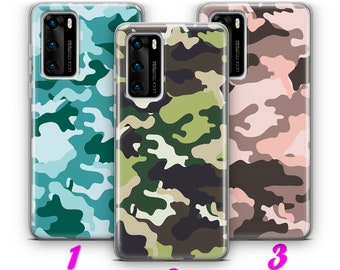 CAMOUFLAGE 1 HUAWEI P9 P10 P20 P30 P40 Lite Pro Plus LG G5 G6 Case Cover Camo Army Military Pattern Colorful Multicolor War Zone Stealth