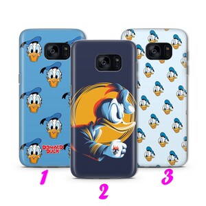 Custodia per telefono DONALD DUCK 7 per Samsung Galaxy S5 S6 S7 S8 S9 Edge Plus LTE NeO Models ispirata al cartone animato Disney Daisy Duck Topolino