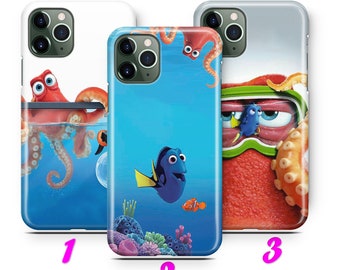 FiNDING NeMO DoRY 2 iPhone 11 12 13 14 15 16 17 Pro Max Mini Plus Air Case Cover inspired Disney Cartoon Clownfish Sea Ocean Turtles Shark