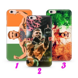 CoNNOR McGREGOR 1 iPhone 4 5 SE 1 2 3 Gen 6 7 8 X s Max plus XR Thin Case Cover MMA Fighter King of Mixed Martial Arts and Trash Talk Box