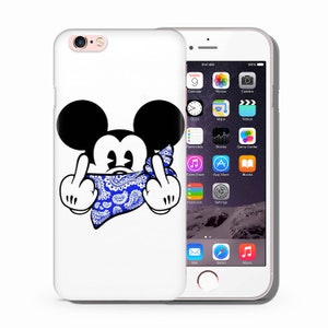Custodia sottile per iPhone 4 5 SE 1 2 3 Gen 6 7 8 X s Max plus XR ispirata al cartone animato Disney Minnie Mouse Pluto Disneyland Castle