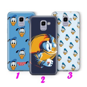 DONALD DUCK 7 Custodia per telefono Samsung A3 A5 A6 A7 A8 J3 J5 J6 J7 Modelli ispirati Disney Cartoon Daisy Duck Topolino Coppia Carino