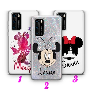 IL TUO NOME MiNNIE 1 HUAWEi P9 P10 P20 P30 P40 Lite Pro Plus LG G5 G6 Custodia Cover Personalizzabile Personalizzabile Personalizzata Lettere Personalizzate