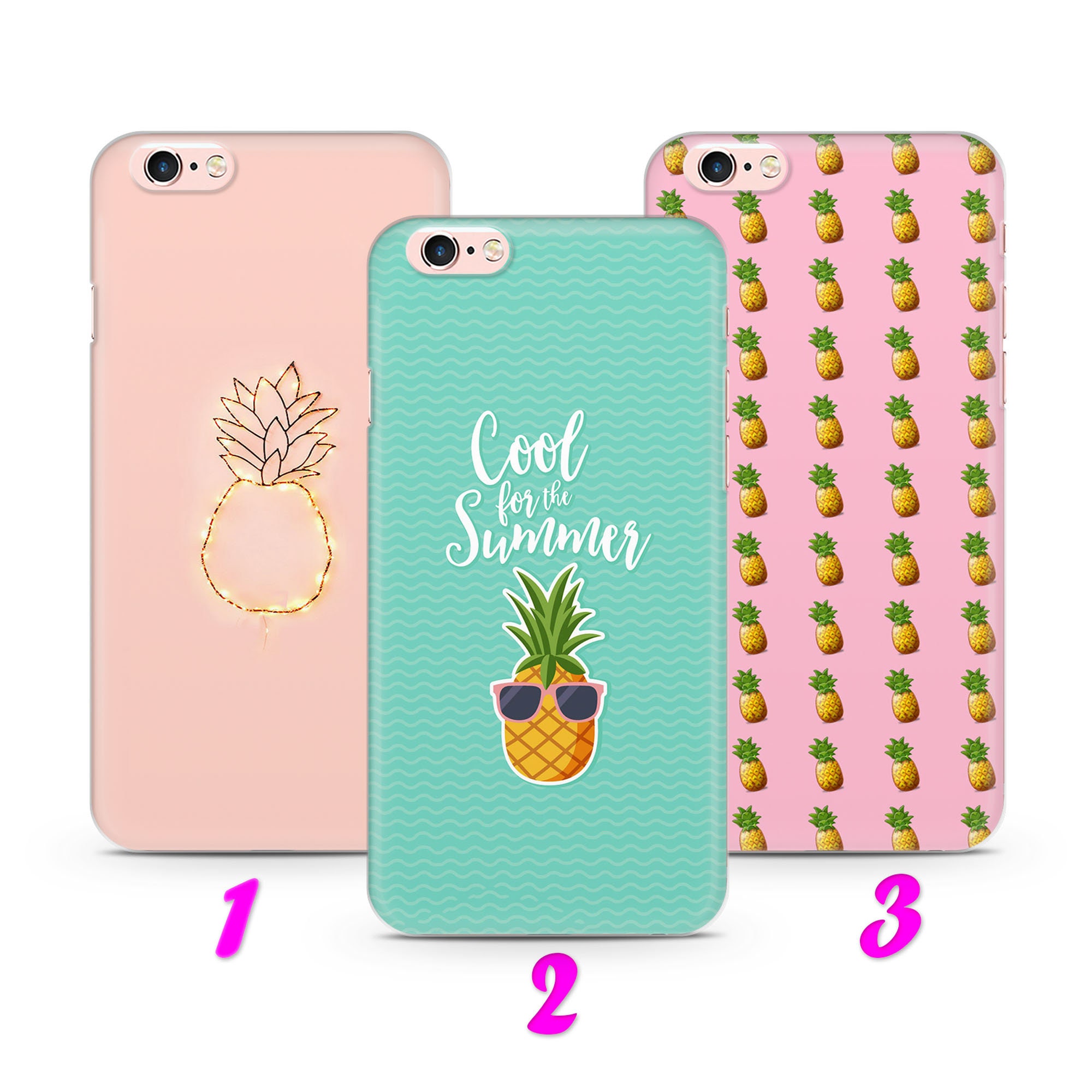 Pineapple 4 iPhone 4 5 SE 1 2 3 Gen 6 7 8 X S Max Plus XR