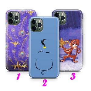 ALADDIN 1 iPhone 11 12 13 14 15 16 Pro / Max / Mini / Plus Case Cover inspired by DISNEY CARTOON Aladin Alladin Genie Abu Magic Lamp Flyin