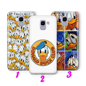DONALD DUCK 3 Custodia per telefono Samsung A3 A5 A6 A7 A8 J3 J5 J6 J7 Modelli ispirati Disney Cartoon Daisy Duck Topolino Coppia Carino