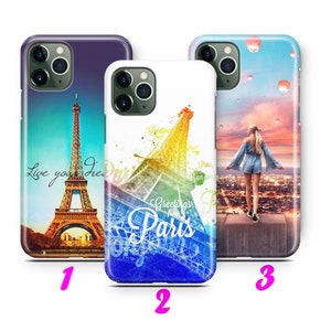 PARIS 1 iPhone 11 12 13 14 15 16 Pro / Max / Mini / Plus Fall-Abdeckung Eiffelturm Stadt der Liebe Frankreich Hauptstadt der Romantik Urlaubsziel