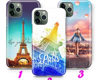 PARIS 1 iPhone 11 12 13 14 15 Pro / Max / Mini / Plus Case Cover Eiffel Tower City Of Love France Capital of Romance Travel Destination