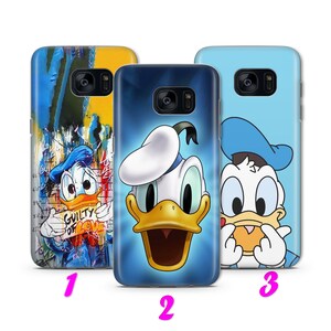 Custodia per telefono DONALD DUCK 9 per Samsung Galaxy S5 S6 S7 S8 S9 Edge Plus LTE NeO Models ispirata al cartone animato Disney Daisy Duck Topolino