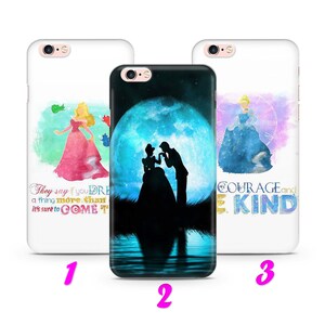 CINDERELLA 1 iPhone 4 5 SE 1 2 3 Gen 6 7 8 X s Max plus XR Custodia sottile ispirata alla principessa dei cartoni animati Disney Midnight Pumpkin Mice