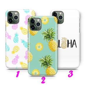 Pineapple 3 iPhone 11 12 13 14 15 16 Pro / Max / Mini / Plus Case Cover Sunny Sweet Sommer Obst Mode Palme Pina Colada Strand Vacay