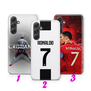 CRiSTIANO RONALDO Custodia Cover per Telefono Samsung A13 A14 A15 A16 A25 A26 A33 A34 A35 A36 A53 A54 A55 A56 A72 A73 + Altri Modelli Calcio Calcio