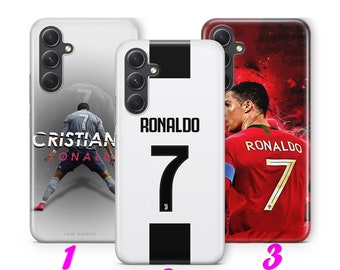 CRiSTIANO RONALDO Housse pour samsung A12 A13 A14 A15 A32 A33 A34 A52 A53 A54 A72 A73 A20 A30 A50 A70 A31 A51 Modèle Football Football