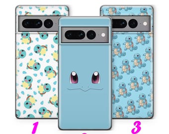 Squirtle 1 Handyhülle für Google Pixel 6 6A 7 7A 8 8A 9 9A 10 Pro XL Cartoon Charakter Held vom Ballkampf Figur Heldentier