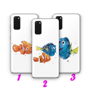 Suche NeMO Dory 3 Handytasche Hülle für Samsung Galaxy S20 S21 S22 S23 S24 FE S25 Plus Ultra Disney Cartoon Clownfisch Ozeanschildkröten Hai