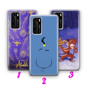 ALADDIN 1 HUAWEI P9 P10 P20 P30 P40 Lite Pro Plus LG G5 G6 Case Cover inspired by Disney Cartoon Aladin Alladin Genie Abu Magic Lamp Carpet