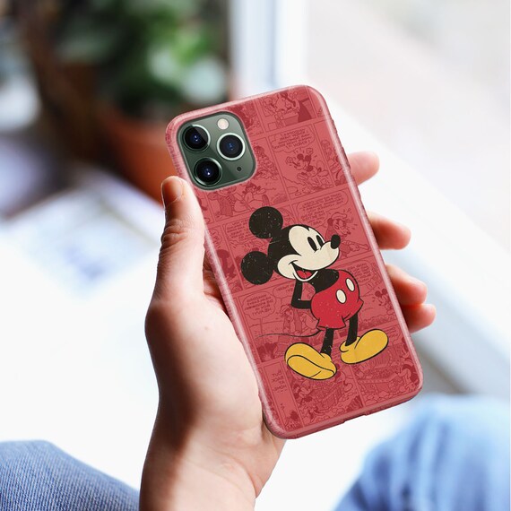 DISNEY 5 iPhone 11 12 13 14 15 Pro / Max / Mini / Plus Case Cover inspiré  des personnages Disney Disneyland Castle Mickey Minnie Mouse -  France