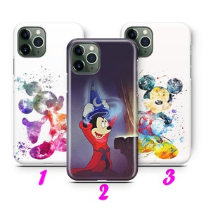 Custodia Cover per iPhone 11 12 13 14 15 16 Pro / Max / Mini / Plus di MiCKEY MoUSE 5 ispirata al cartone animato Disney Minnie Mouse Pluto Disneyland Castle